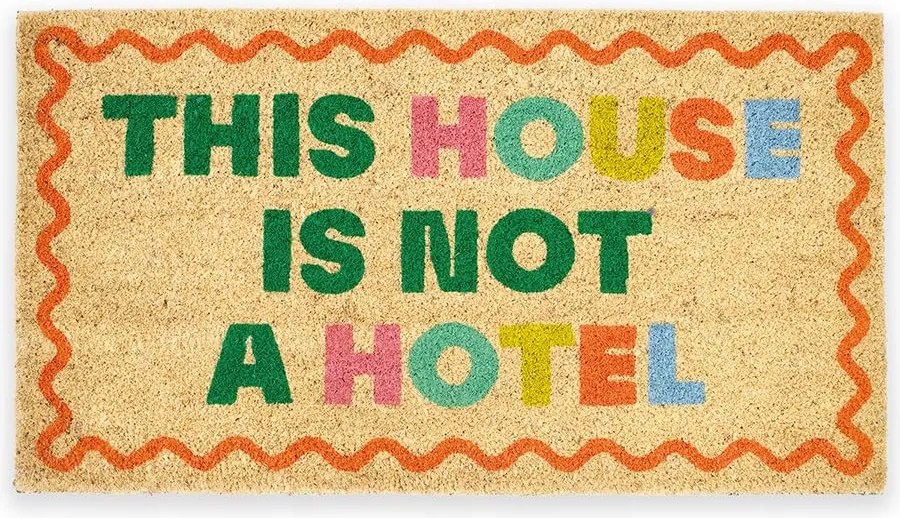 Többszínű kókuszmatrac csúszásgátló talppal 70x40cm