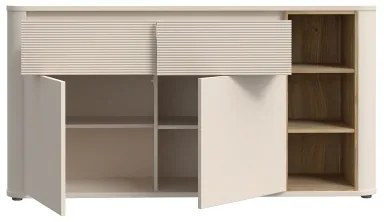 Komód INAR bézs/tölgy