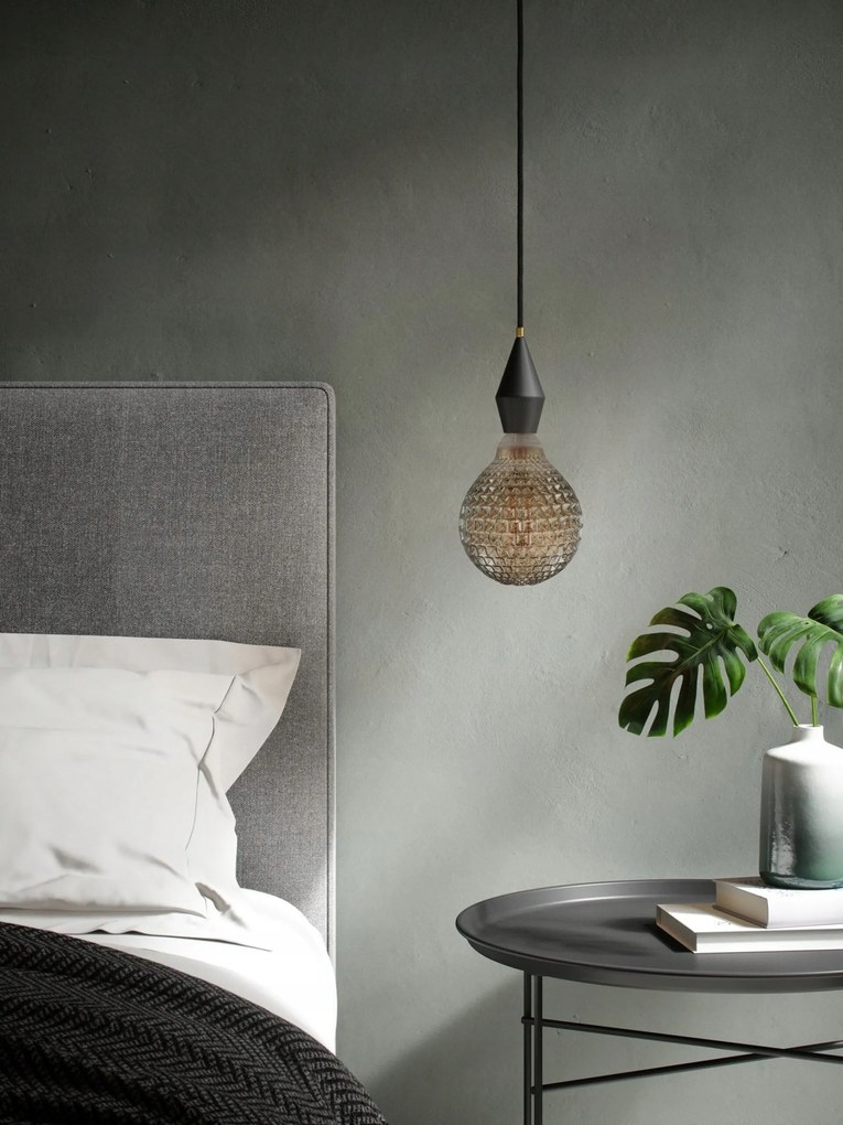 Nordlux Led izzó E27 Avra ​​​​Dent 2W füstszínű dekoratív, 2200K, 200lm