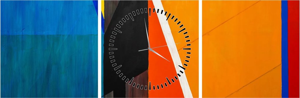 Kép - Geometria (órával) (90x30 cm)