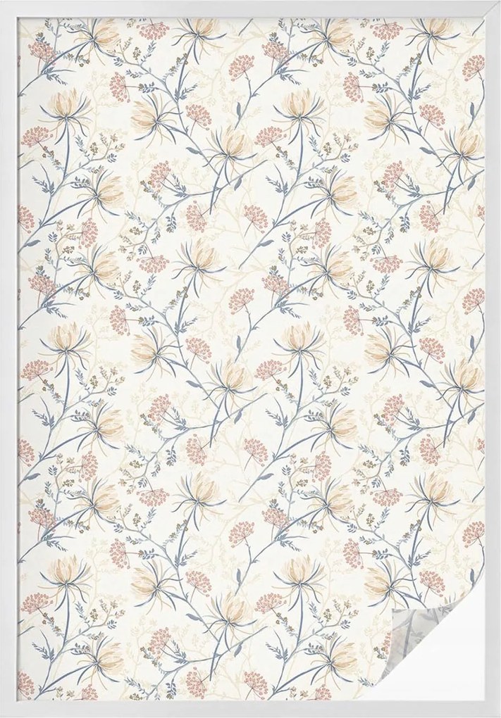 Öntapadós szélvédő furnér Adatvédelem Harmónia virágok 100x146