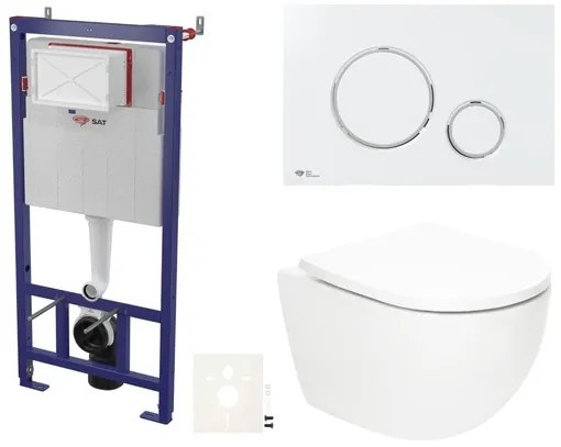 Fali WC szett SAT Fusion előtétfalas szereléshez SIKOSSTORFU70