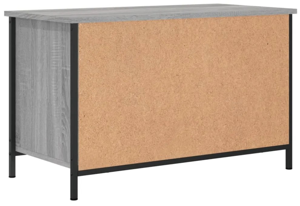 vidaXL szürke sonoma színű szerelt fa TV-szekrény 80x40x50 cm