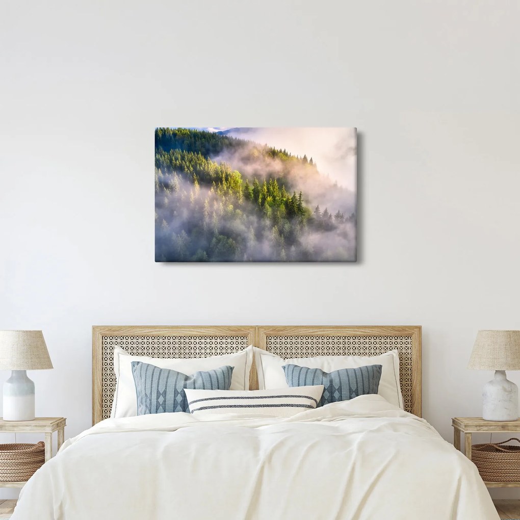 Egy hegyi táj képe (90x60 cm)