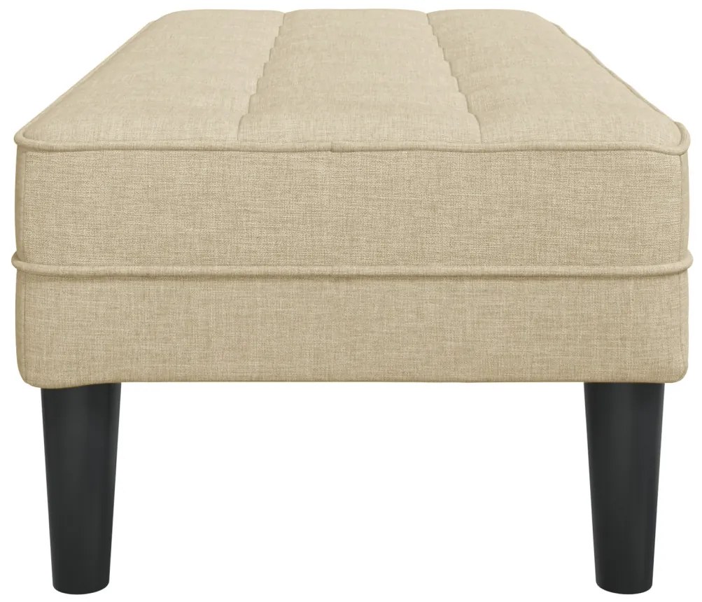 Kárpitozott pad Krém 113x57x39 cm