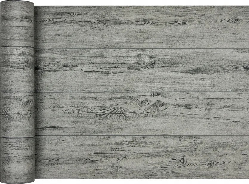 tapéta Szürke Deszka burkolat 3d hatás
