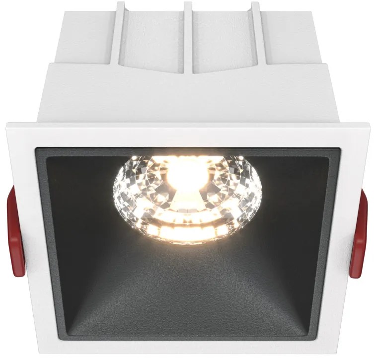 DL043-01-15W3K-D-SQ-WB Alfa LED Alumínium Süllyesztett Lámpa Fehér Színű LED 15 W 3000 Kelvin 1050 Lumen IP20