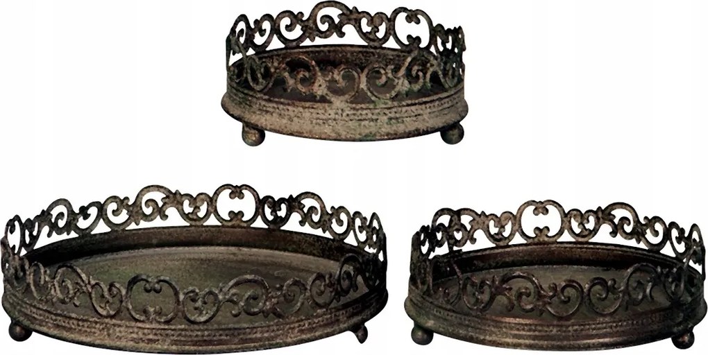 Konyhai Tálca Edénytartó Apróságok Kulcsok Nappali Tálca 3 db