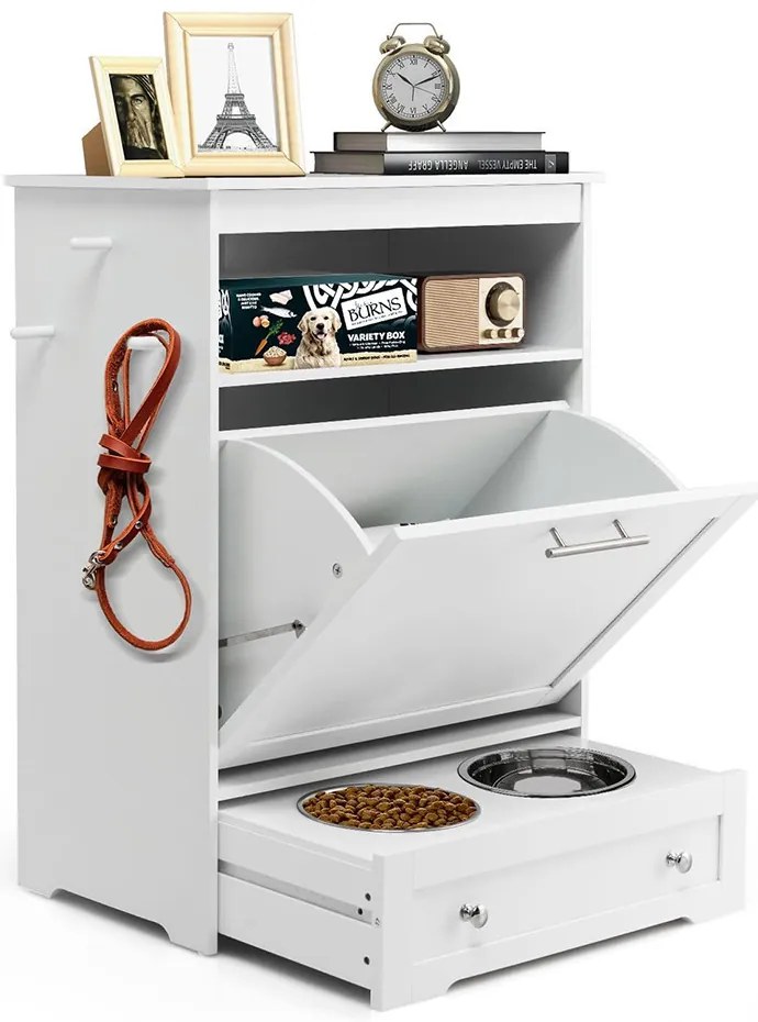 Fa kisállatetető szekrény