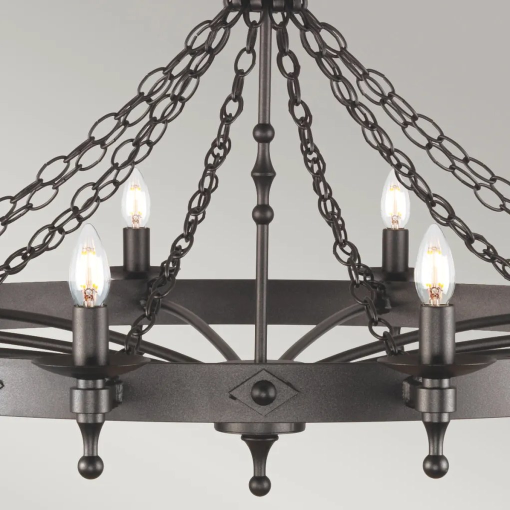 Elstead Lighting WARWICK WR12-GRAPHITE Csillár 12x60W/E14