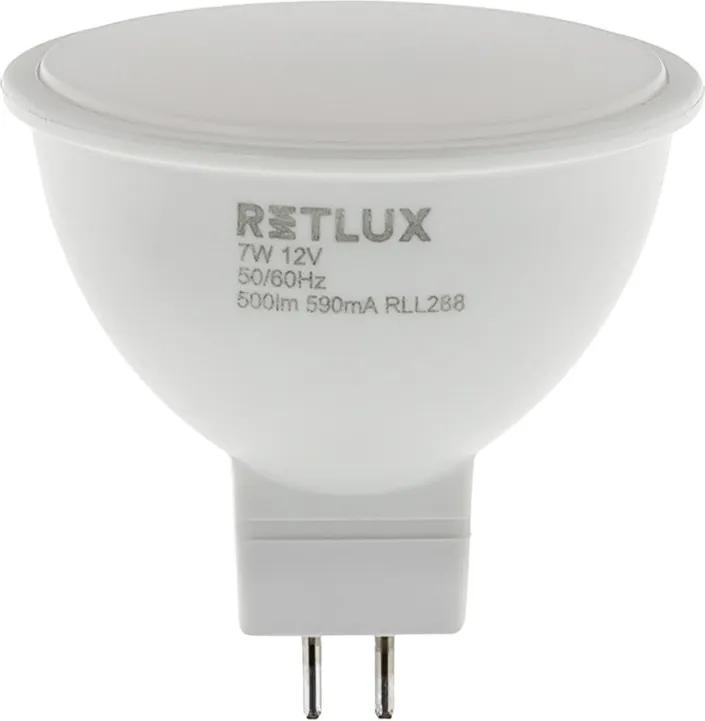 Retlux RLL 288 GU5.3 spot 7W 12V WW LED izzó (meleg fehér 2700K)