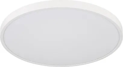 Globo 41566-15W Mennyezeti lámpa, matt fehér műanyag, felfelé is világít "háttérvilágítás", ø: 230mm, M: 35.5mm, tartozék: LED 15W 230V, 1300lm forrás, 650lm kimenet, 4000K