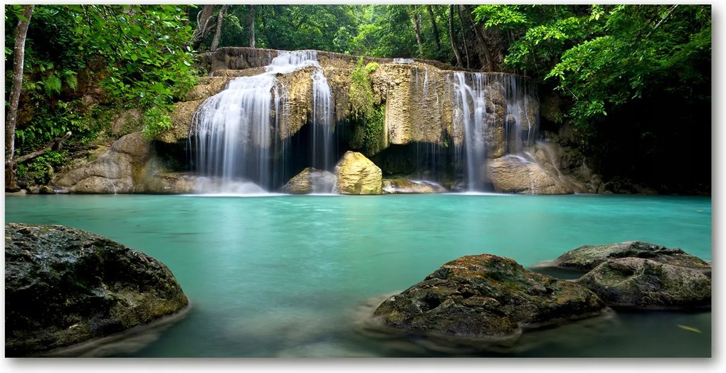 Fotó kép edzett üveg vízesés 140x70