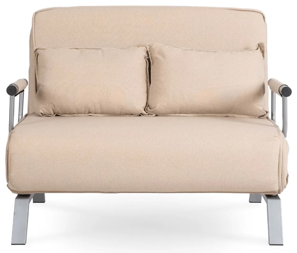 Fotel Rozkładany Dwuosobowy BART 2 Beżowy