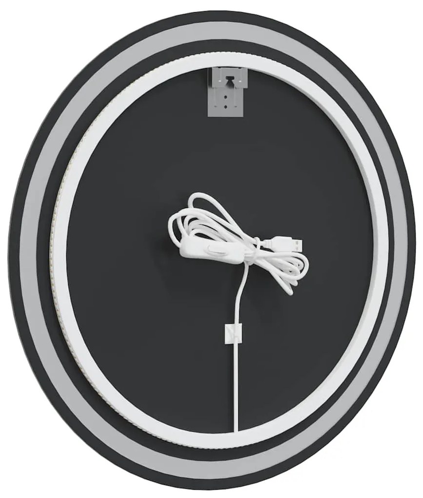 kerek LED-es fürdőszobai tükör 70 cm