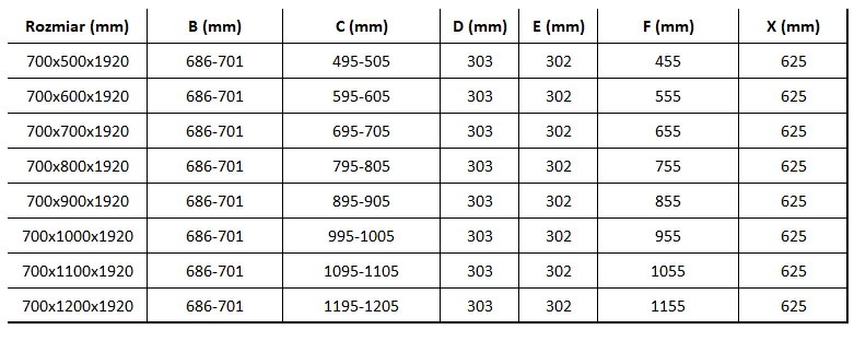 Mexen Lima zuhanykabin 70x120cm, 6mm üveg, króm profil-szürke üveg, 856-070-120-01-40