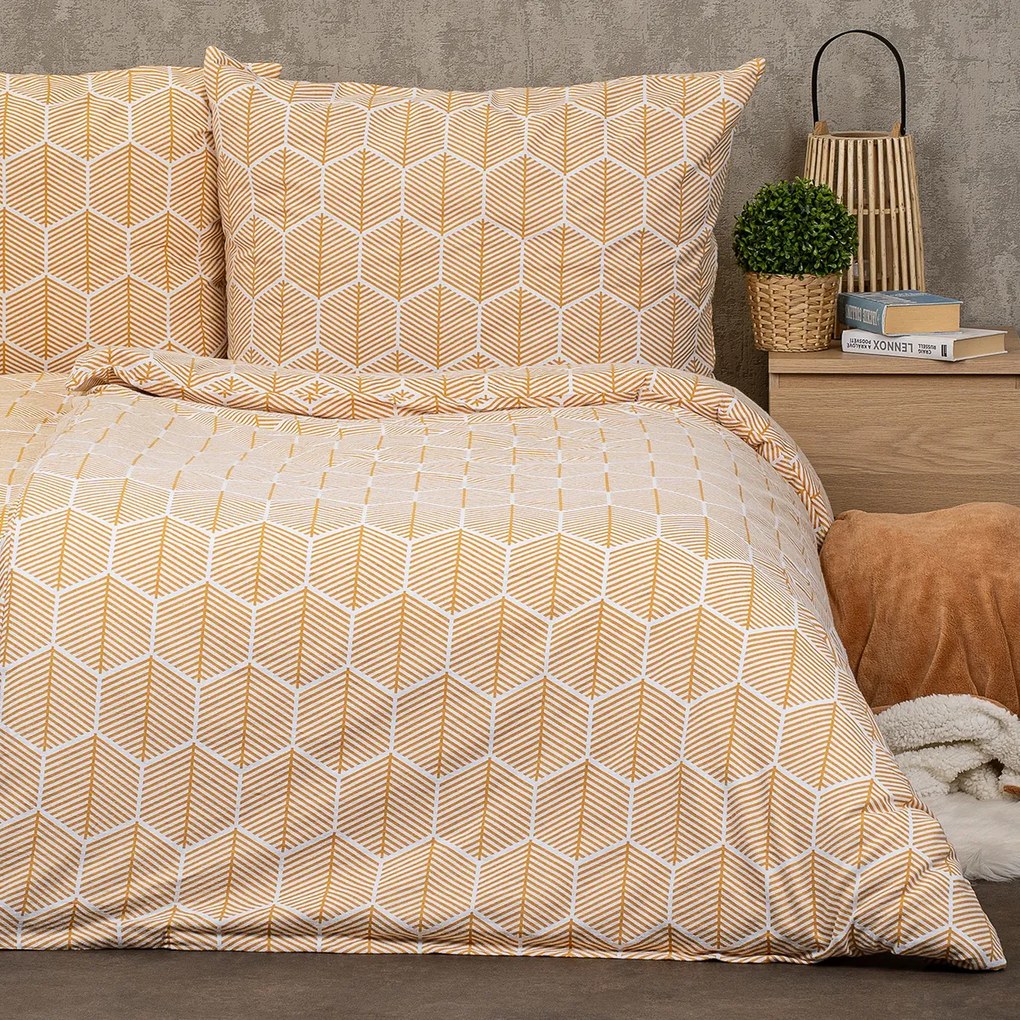 4Home Honey flanel ágyneműhuzat, 140 x 220 cm, 70 x 90 cm, 140 x 220 cm, 70 x 90 cm