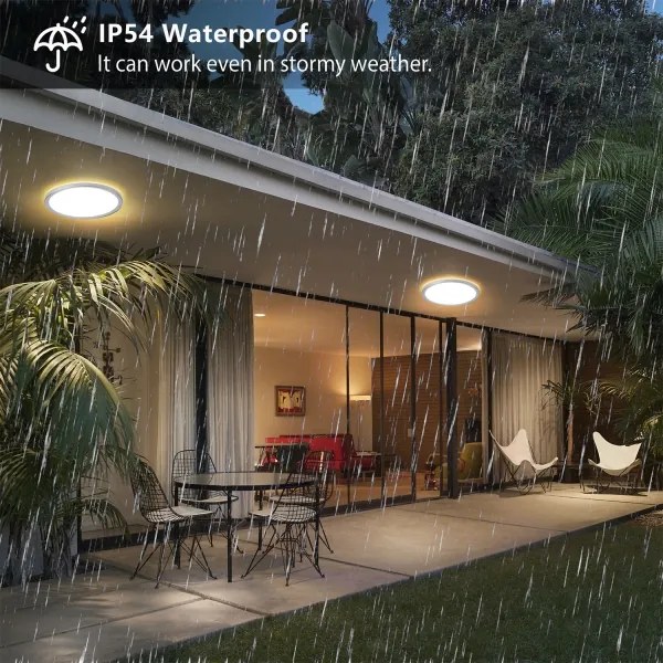 Brilagi - ULTRA SLIM LED fürdőszobai mennyezeti lámpa, 12W/230V, Ø 22,5 cm, ezüst, IP54