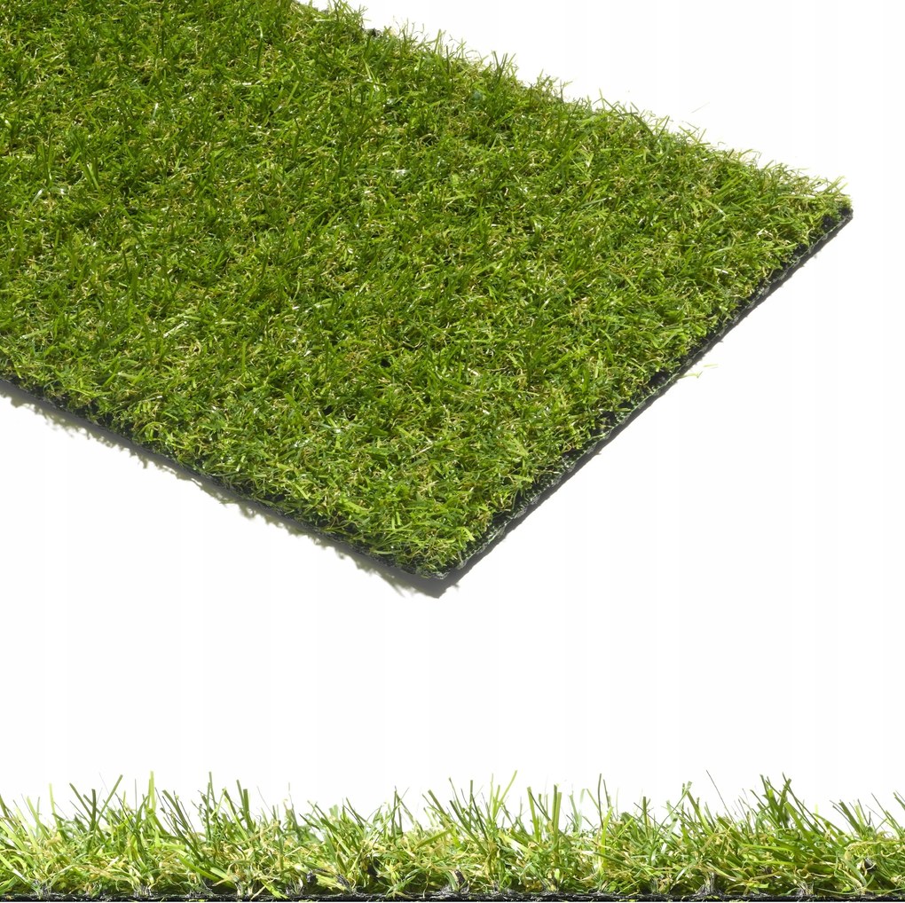 Mesterséges Fű Szőnyeg Zöld Linton Tartós Kert Erkély Tekercs 2,5m