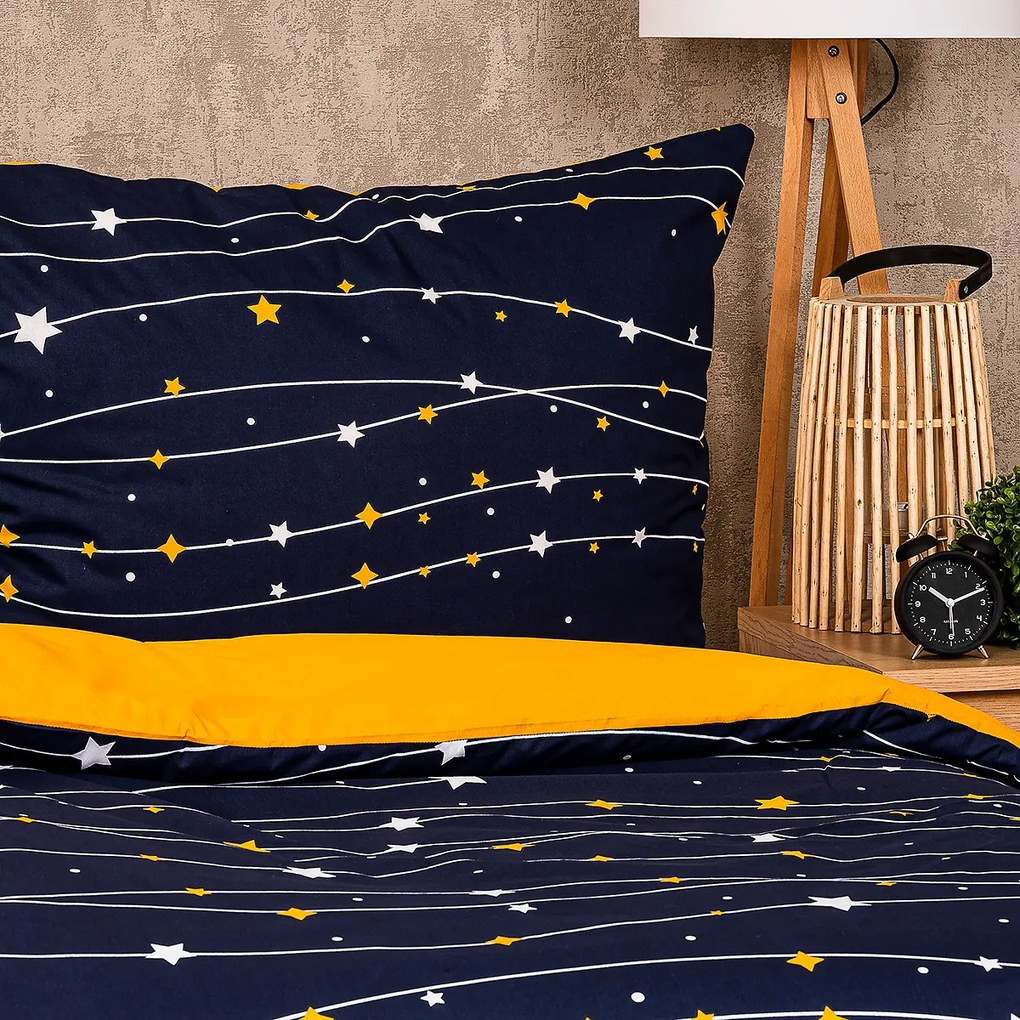 4Home Night sky pamut ágynemű, 220 x 200 cm, 2 db 70 x 90 cm