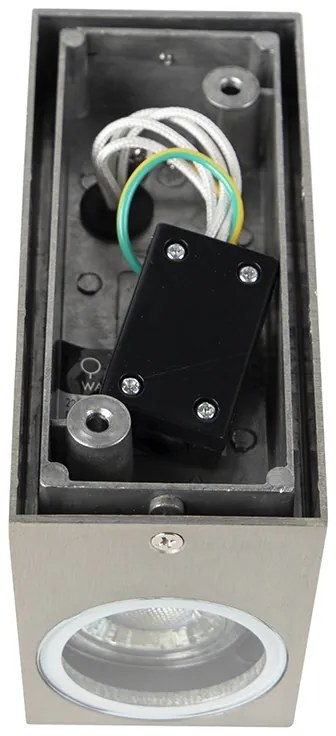 Modern fali lámpa alumínium 2-lámpás IP44 - Baleno