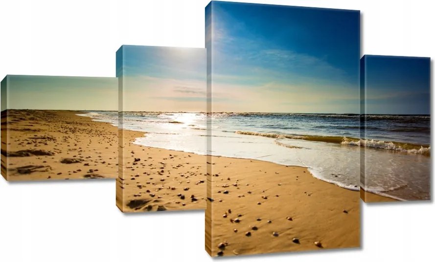 Vászonkép 130x80 Gyönyörű kilátás Tengerpart