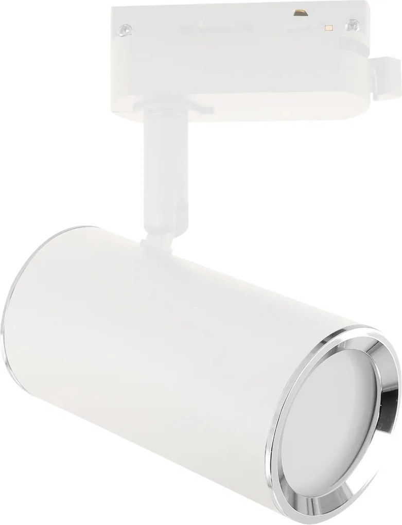 Spot lámpatest Megan Tra GU10 sínre szerelhető, fehér