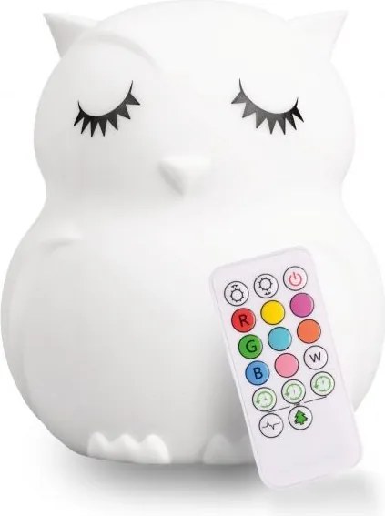 Apollo Lumiepets állítható éjjeli fény és játék - Bagoly