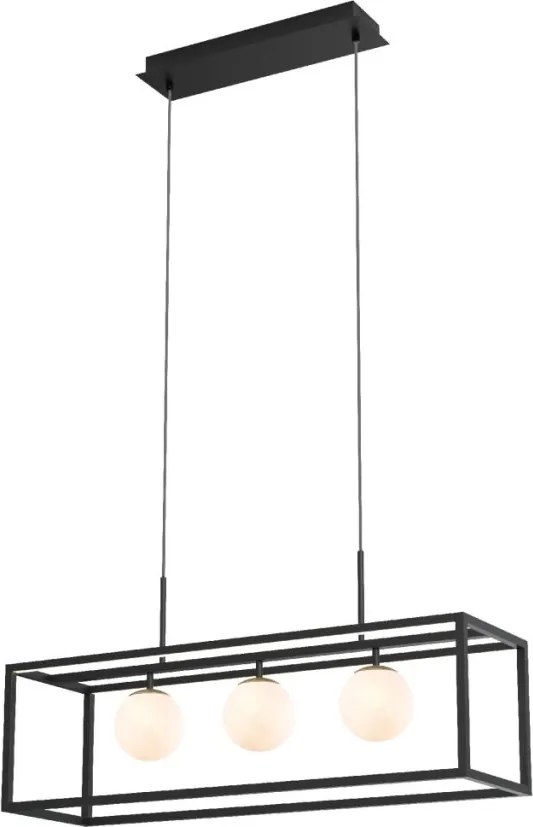 ZUMA LINE MD3115-3-3BT PIRO Modern Függesztett Lámpa Fekete G9, LED IP20