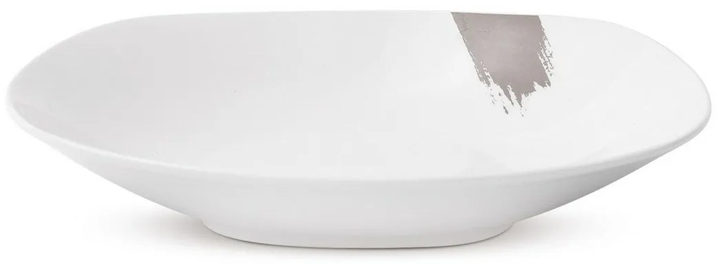 BerlingerHaus 18 darabos tányérkészlet Taupe,fehér-szürke