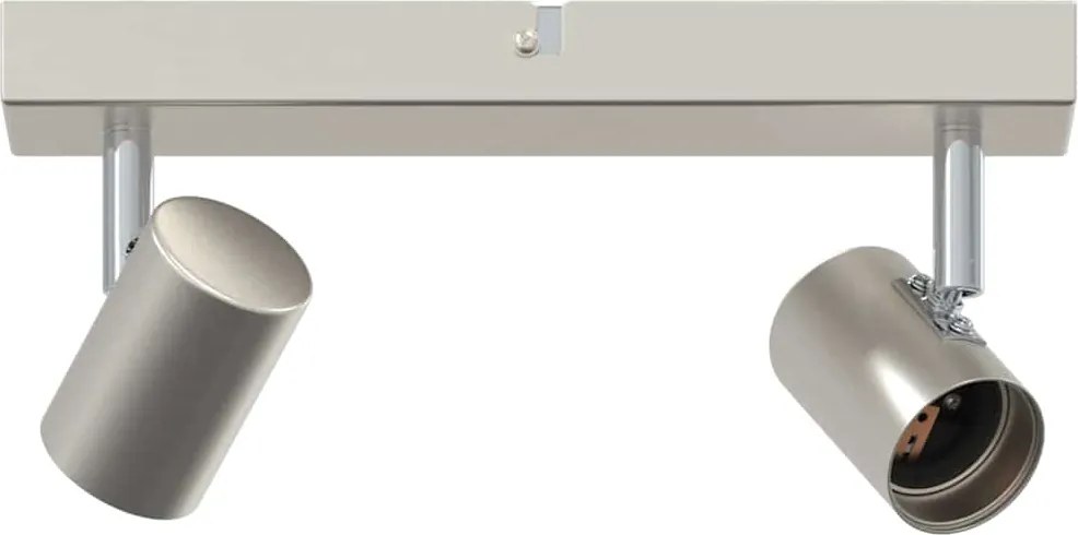 vidaXL Mennyezeti spotlámpa Nikkel 26 x 6,5 x 11,5 cm Fém