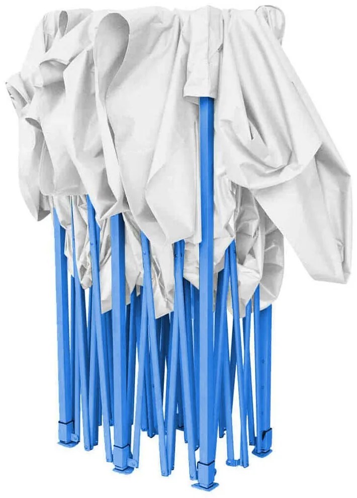 Összecsukható kerti pavilon több típusban-2,9x4,25 méteres-fehér-pavilon