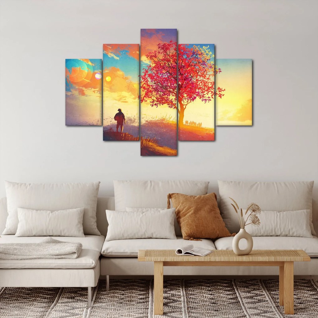 Egy fa képe a dombon (150x105 cm)