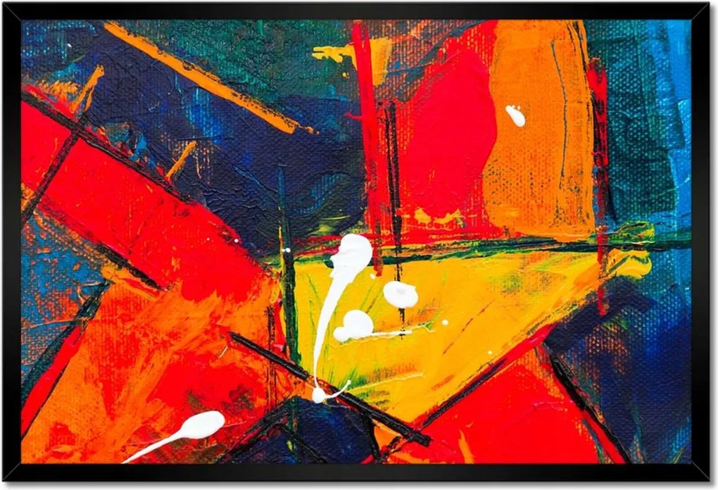 Poszterek keretben 60x40 Absztrakt Asztalhegy