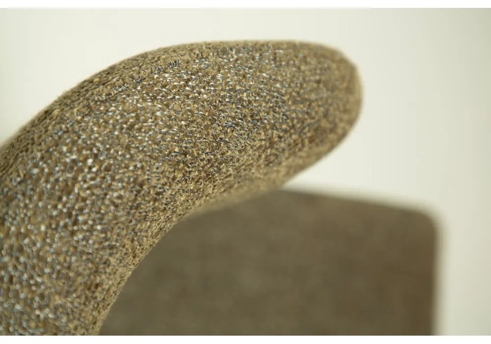 Khaki kárpitozott étkezőszék Glam – DAN-FORM Denmark