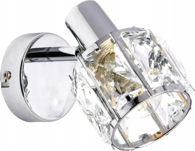 Fali lámpa csuklós Venus fali lámpa króm kristályok Led