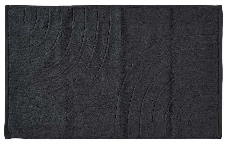 Fekete fürdőszobai kilépő 50x80 cm Time – Zone