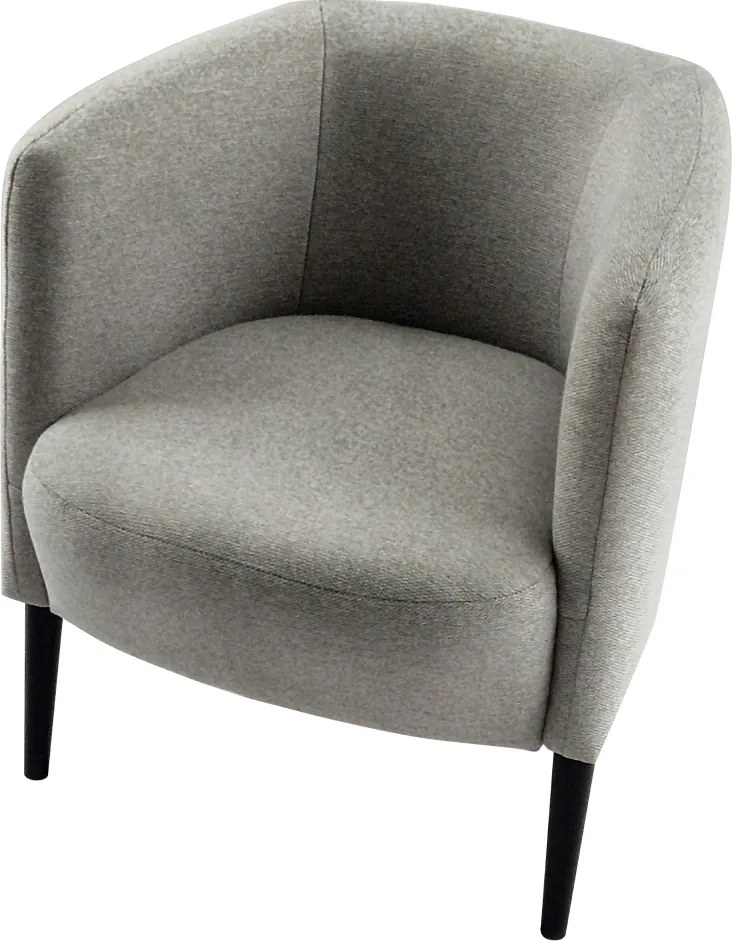 Fotel, világosszürke/fekete, ALIEN