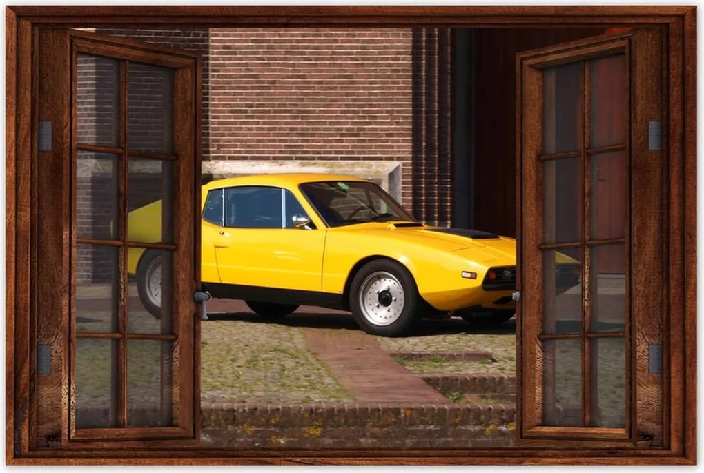 Poszterek 60x40 Sárga sportautó