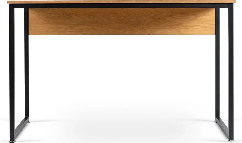 Íróasztal 120 cm méretben, aranytölgy/fekete színben ROSS