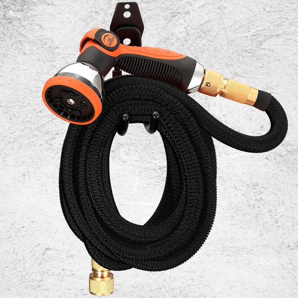 Gardebruk® Kerti locsolótömlő 7,5 m - fekete