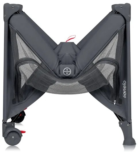 Lionelo - LAURA utazóágy Grey Concrete