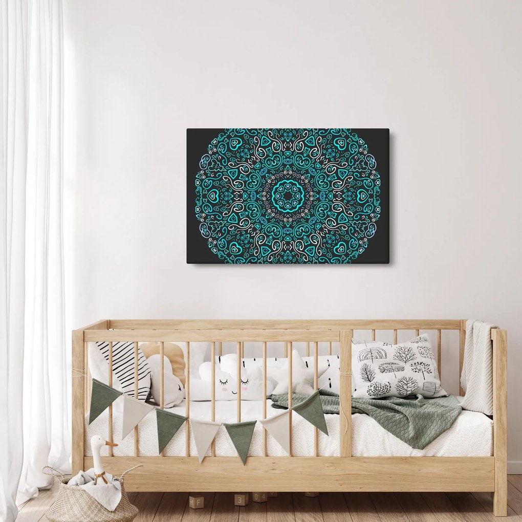 A díszítő absztrakció képe (90x60 cm)