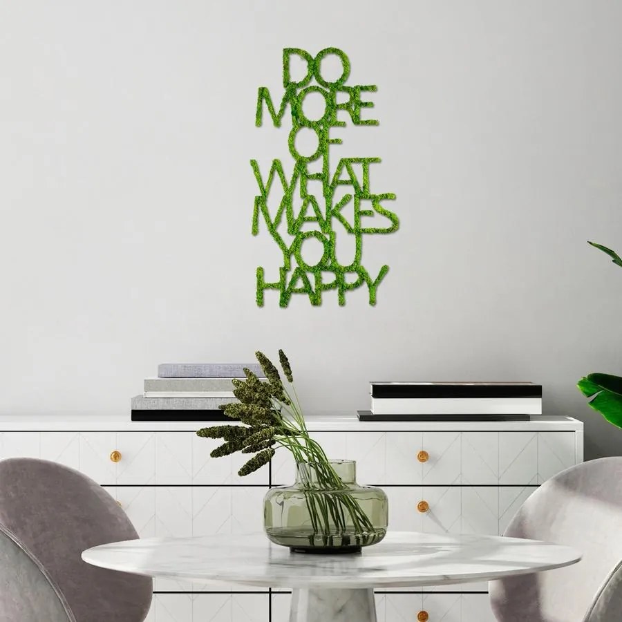 Fém fali dekoráció, Do More Of What Makes You Happy