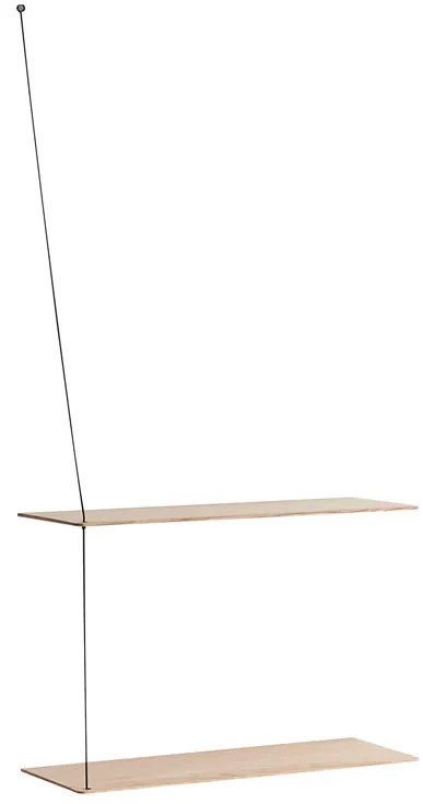 Polc "Stedge", 60 x 22 cm, 4 változat- Woud Variáns: világos tölgyfa