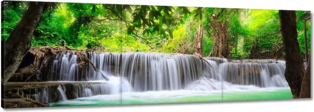 Festmények 120x40 Vízesés Thaiföldön