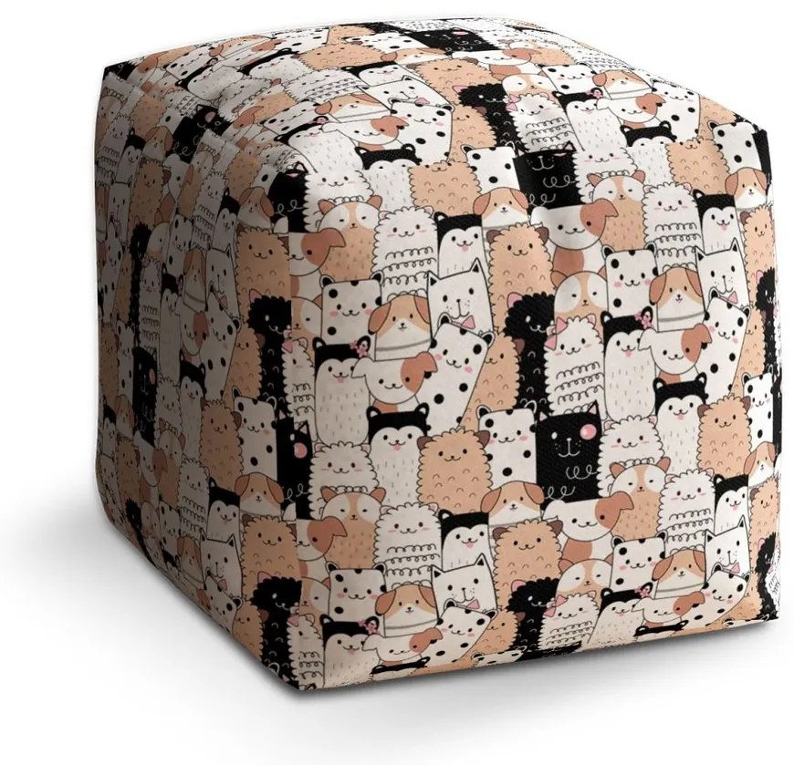 Cube zsámoly arányos állatkák, színes