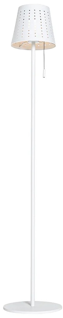 Kültéri állólámpa fehér LED-del, 3 fokozatú fényerő-szabályozással napelemes - Ferre