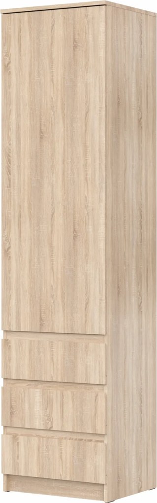 Szekrény 50 cm Stern Shkya sonoma tölgy – fiókokkal hálószobába/nappaliba