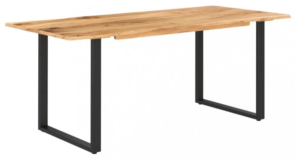 vidaXL tömör akácfa étkezőasztal 180 x 90 x 76 cm